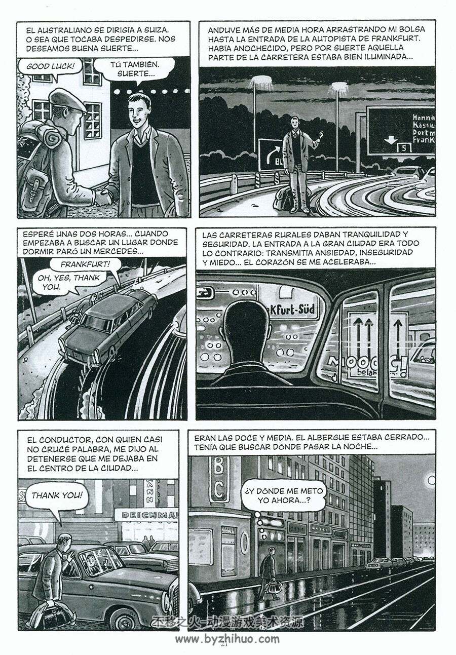 Nieve en los bolsillos. Alemania 1963 全一册 Kim 欧美黑白手绘风漫画