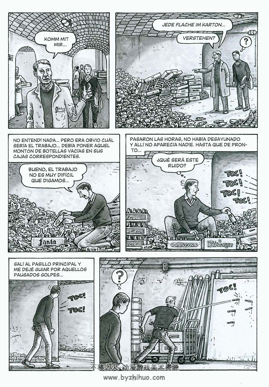 Nieve en los bolsillos. Alemania 1963 全一册 Kim 欧美黑白手绘风漫画