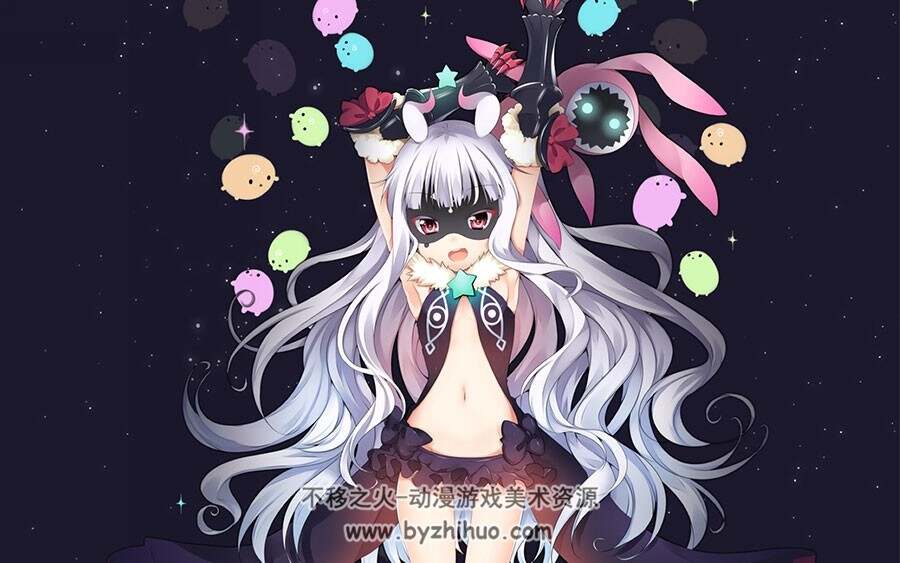 大神黑星红白插画作品图集壁纸整理下载 327P