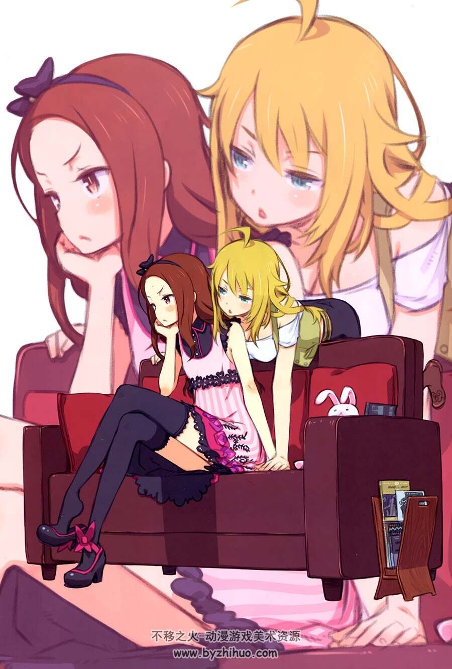 大神黑星红白插画作品图集壁纸整理下载 327P