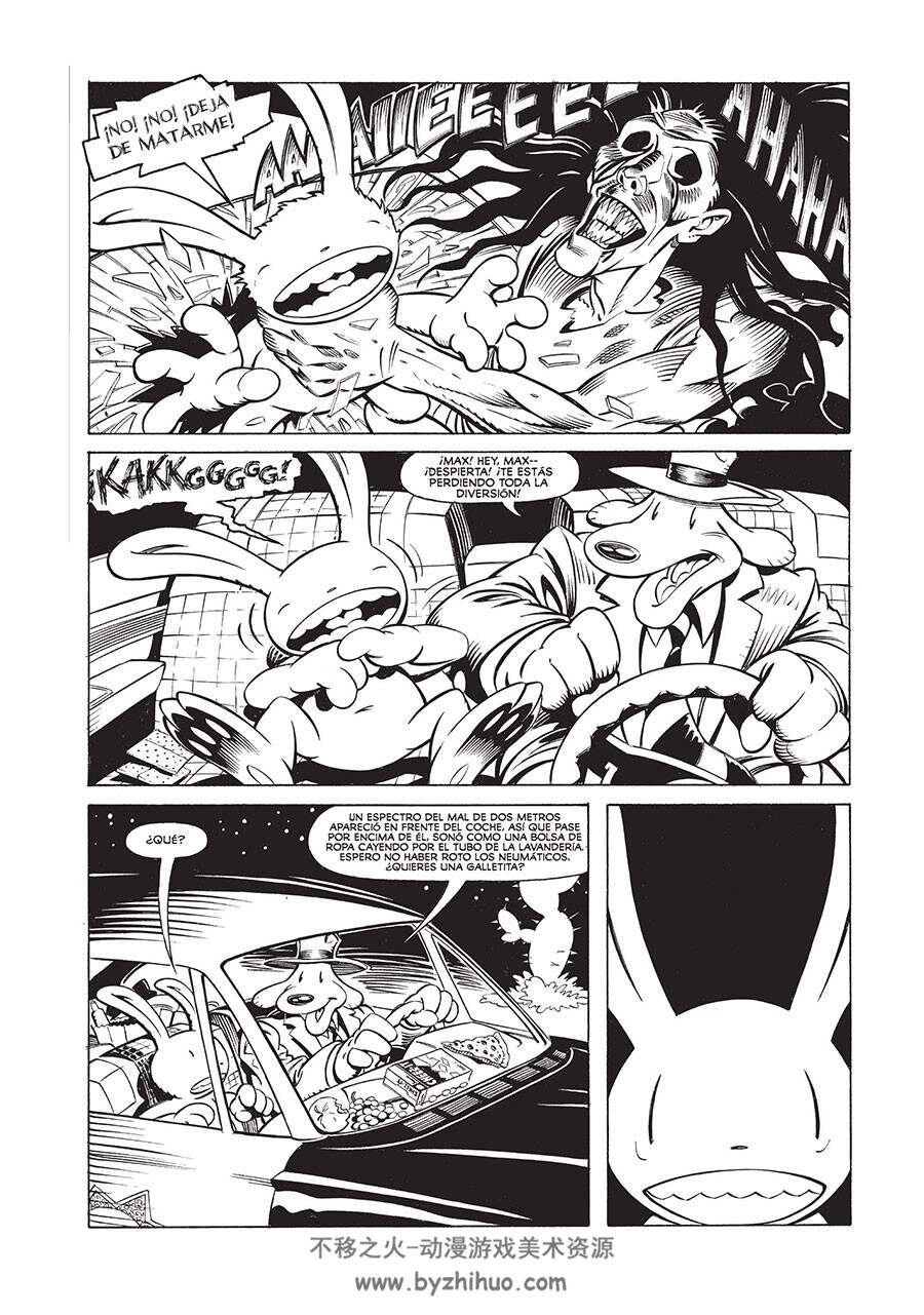 Sam & Max Surfin' The Highway  全一册 STEVE PURCELL  动物拟人黑白漫画下载