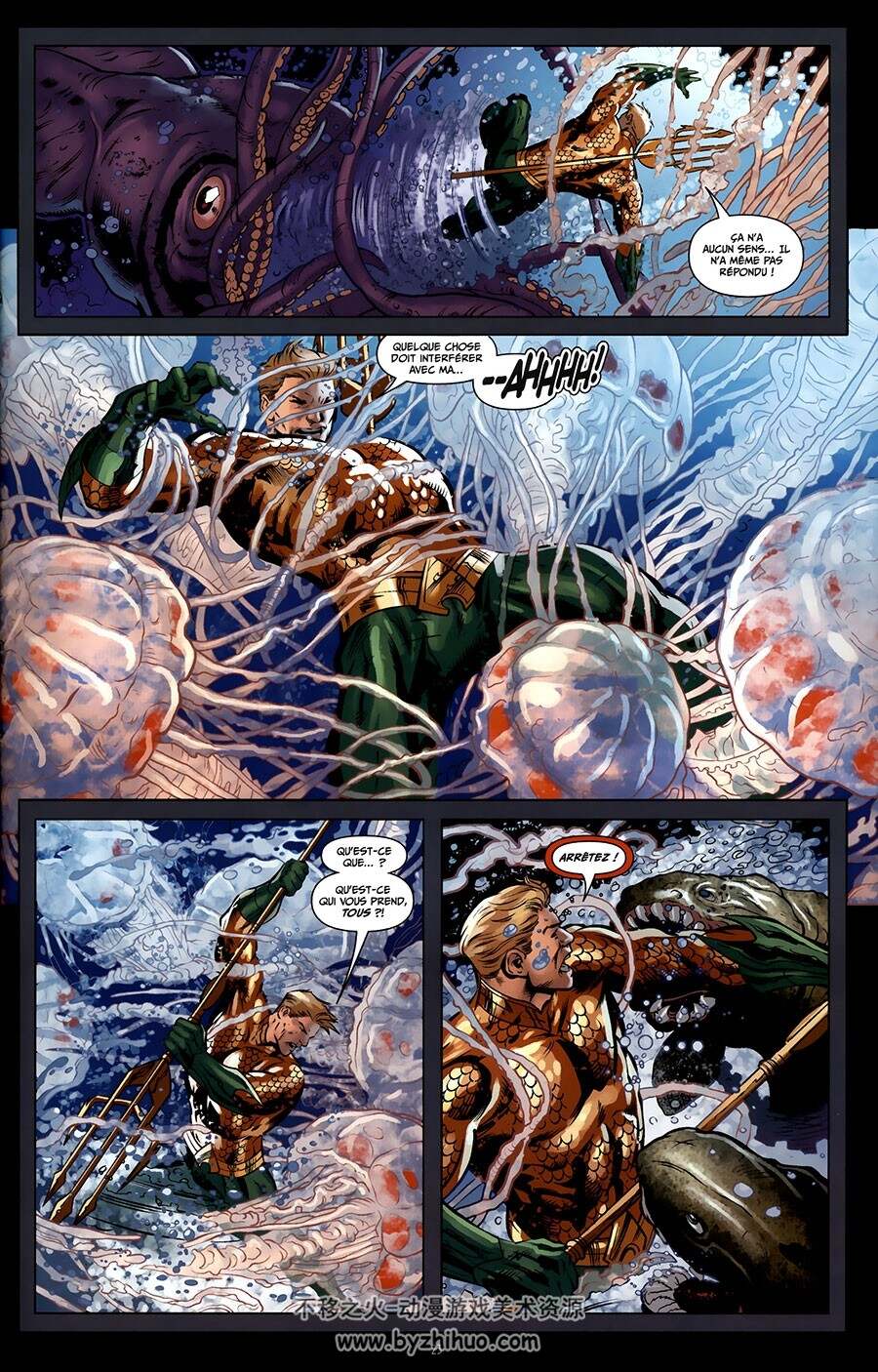 Aquaman 1-5册 Ivan Reis - Joe Prado - Geoff Johns 美国DC海王彩色漫画资源下载