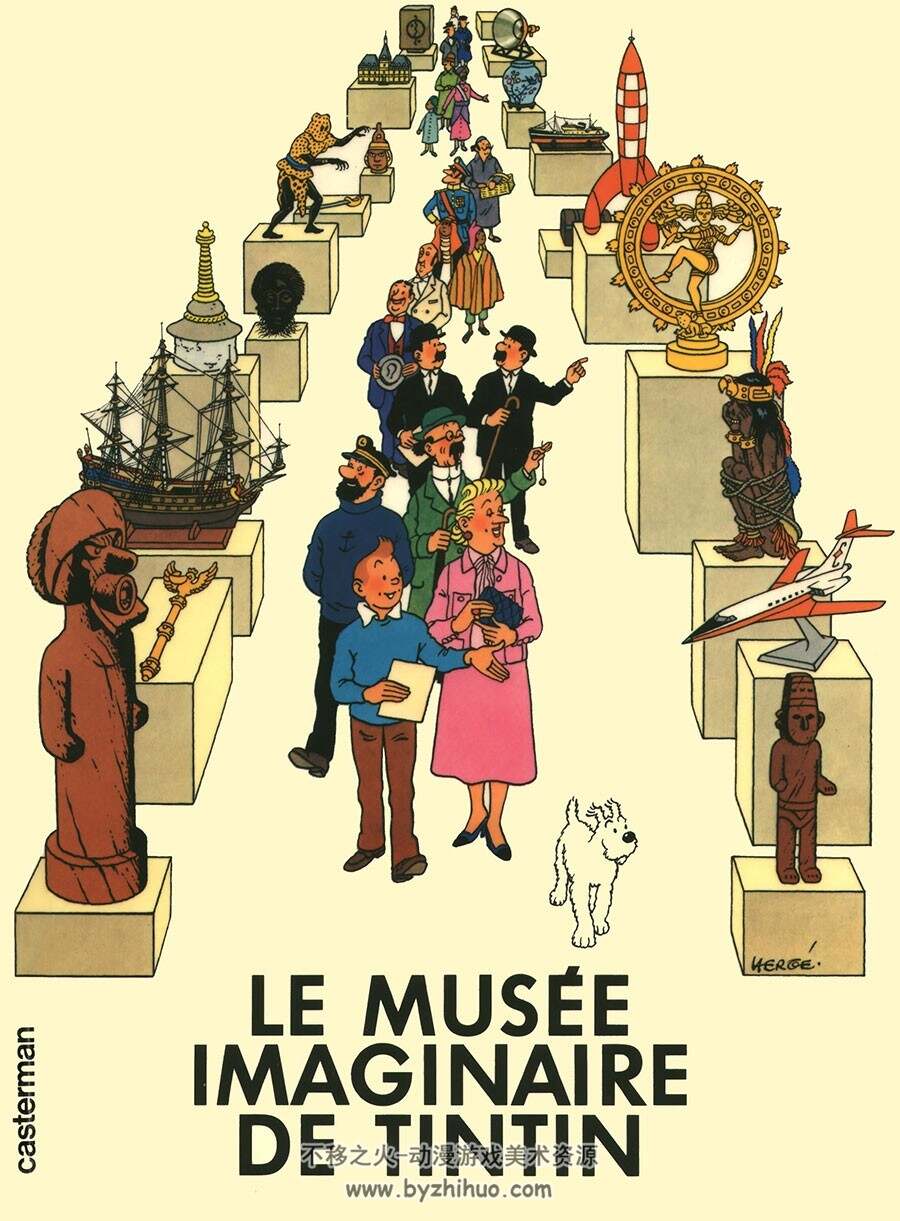 Le Musée Imaginaire de Tintin 作者Collectif 丁丁历险记漫画资料设定画集