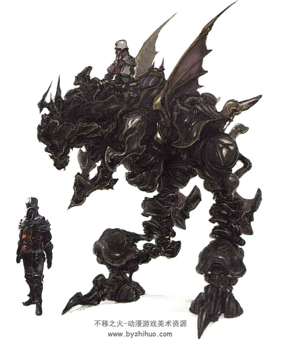 最终幻想14 反派角色生物原画设定图集参考下载 40P