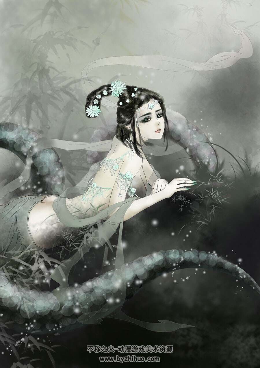 妖魔鬼怪系列 充满民族风俗的插画原画壁纸美图分享下载 6401P