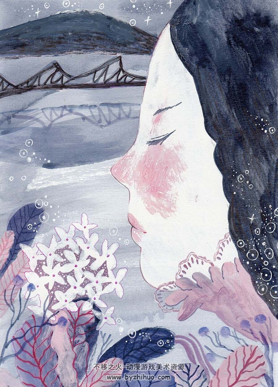 妖魔鬼怪系列 充满民族风俗的插画原画壁纸美图分享下载 6401P