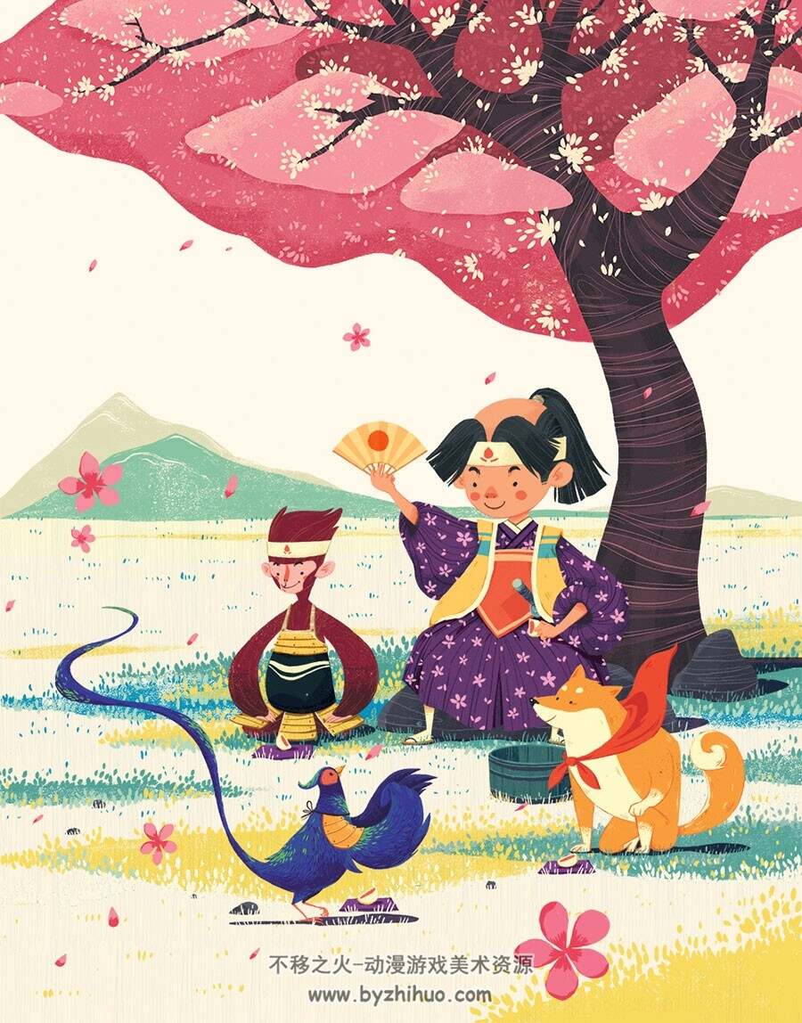妖魔鬼怪系列 充满民族风俗的插画原画壁纸美图分享下载 6401P