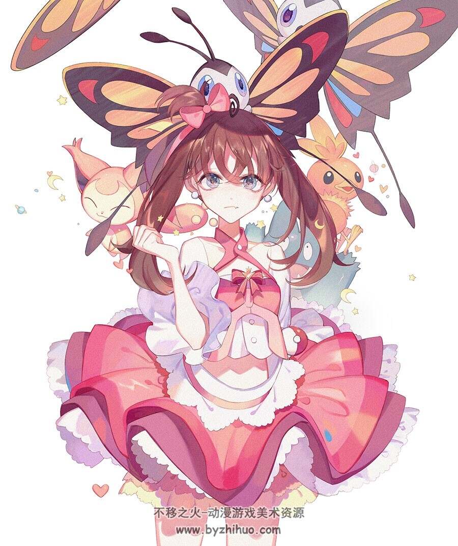 一组质量不错的日风动漫感插画壁纸图片分享包 319P