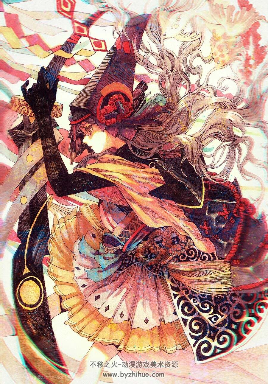 一组质量不错的日风动漫感插画壁纸图片分享包 319P
