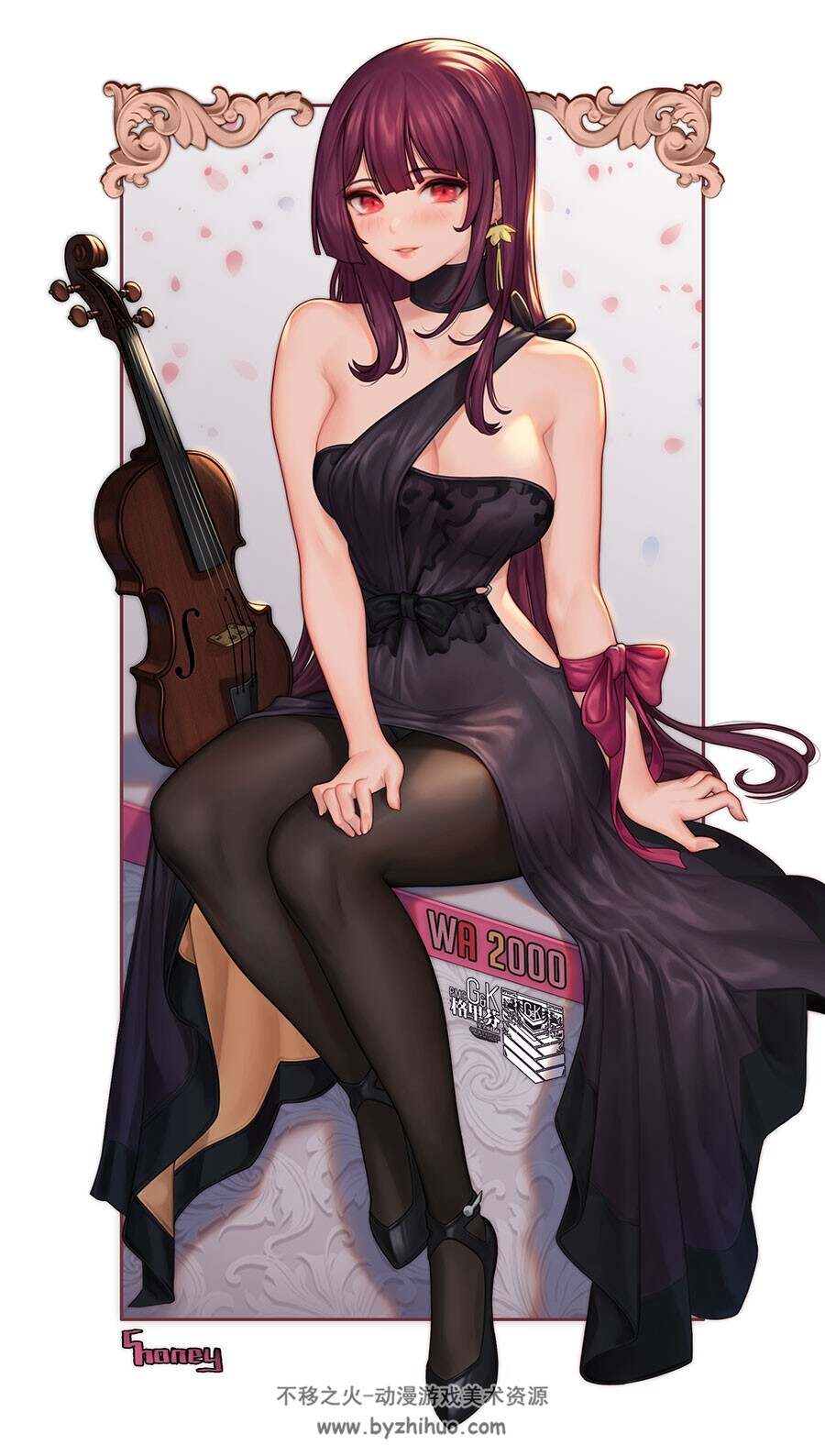 画师CHoney 二次元美女图片壁纸百度云下载 88P