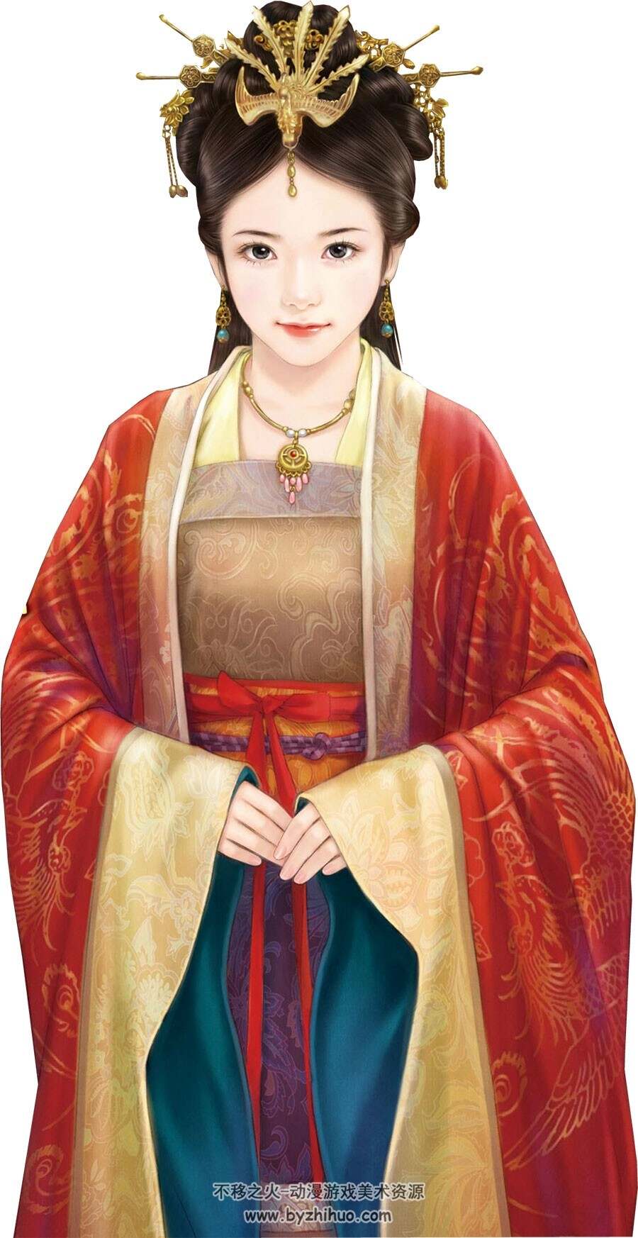 中式古装男女角色立绘 PNG格式免扣图分享下载 1226P
