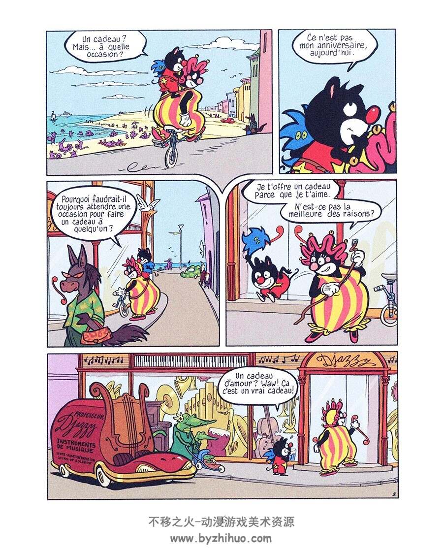 Zigo le Clown 1-3册 Anne-Scarlett Smulkowski - Carine de Brabanter 卡通法语漫画