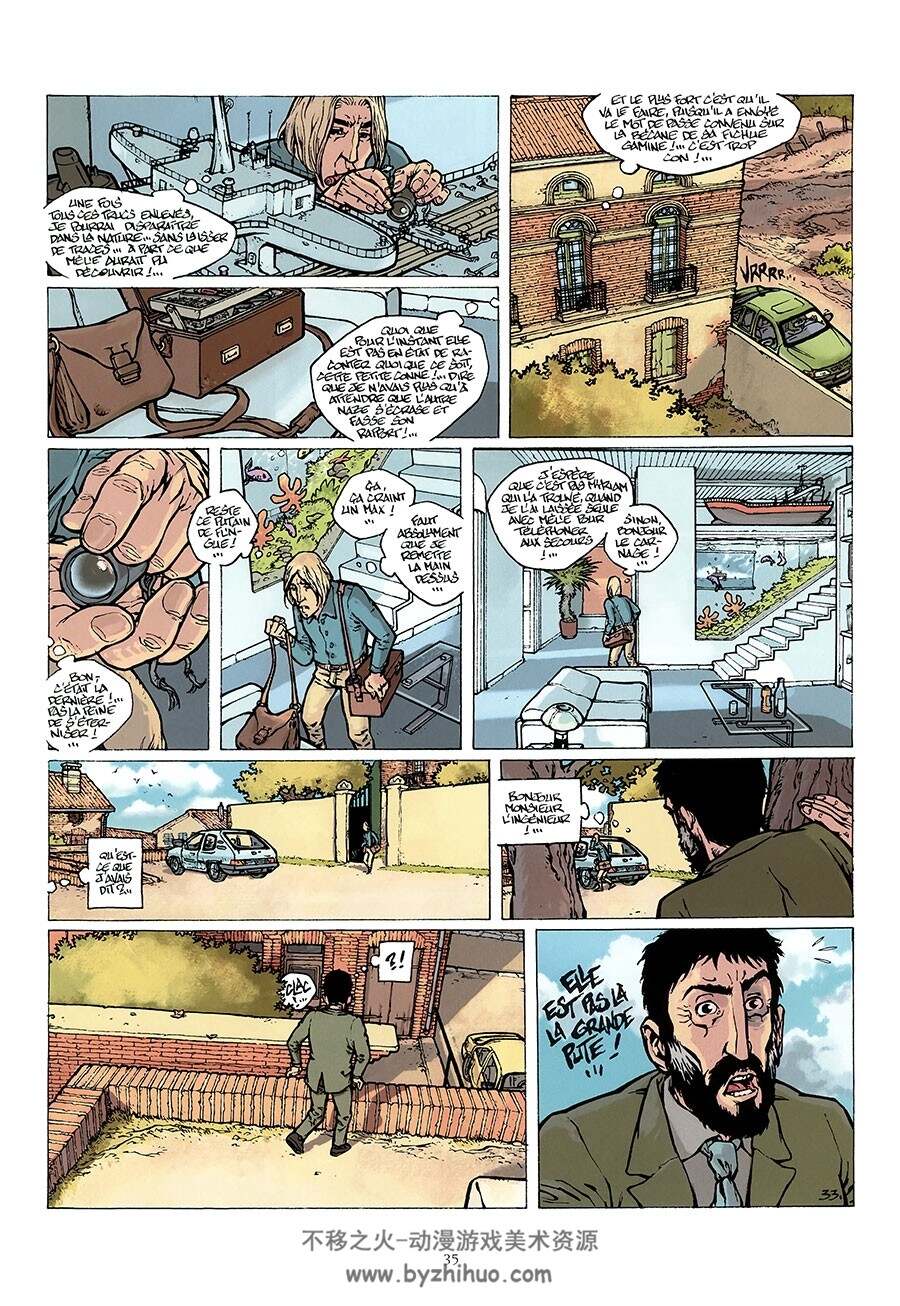 Le Vieux Ferrand 1-3册 Aris - Christophe Gibelin 手绘风法语漫画下载