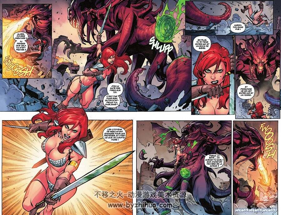 Red Sonja 1-2册 欧美奇幻科幻漫画下载 法语版