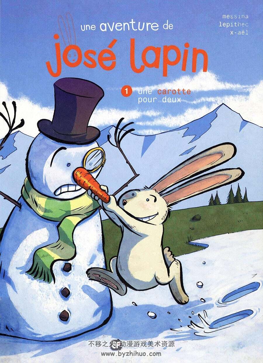 Jose Lapin 1-2册 Messina - Xaël - Lepithec 法语卡通动物拟人漫画