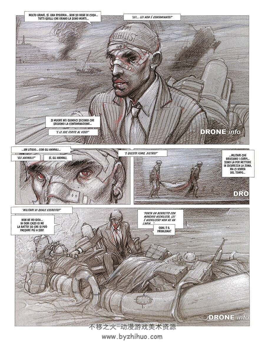 Coup de sang, Animal'z 第1册 Enki Bilal 书素描手绘风漫画下载