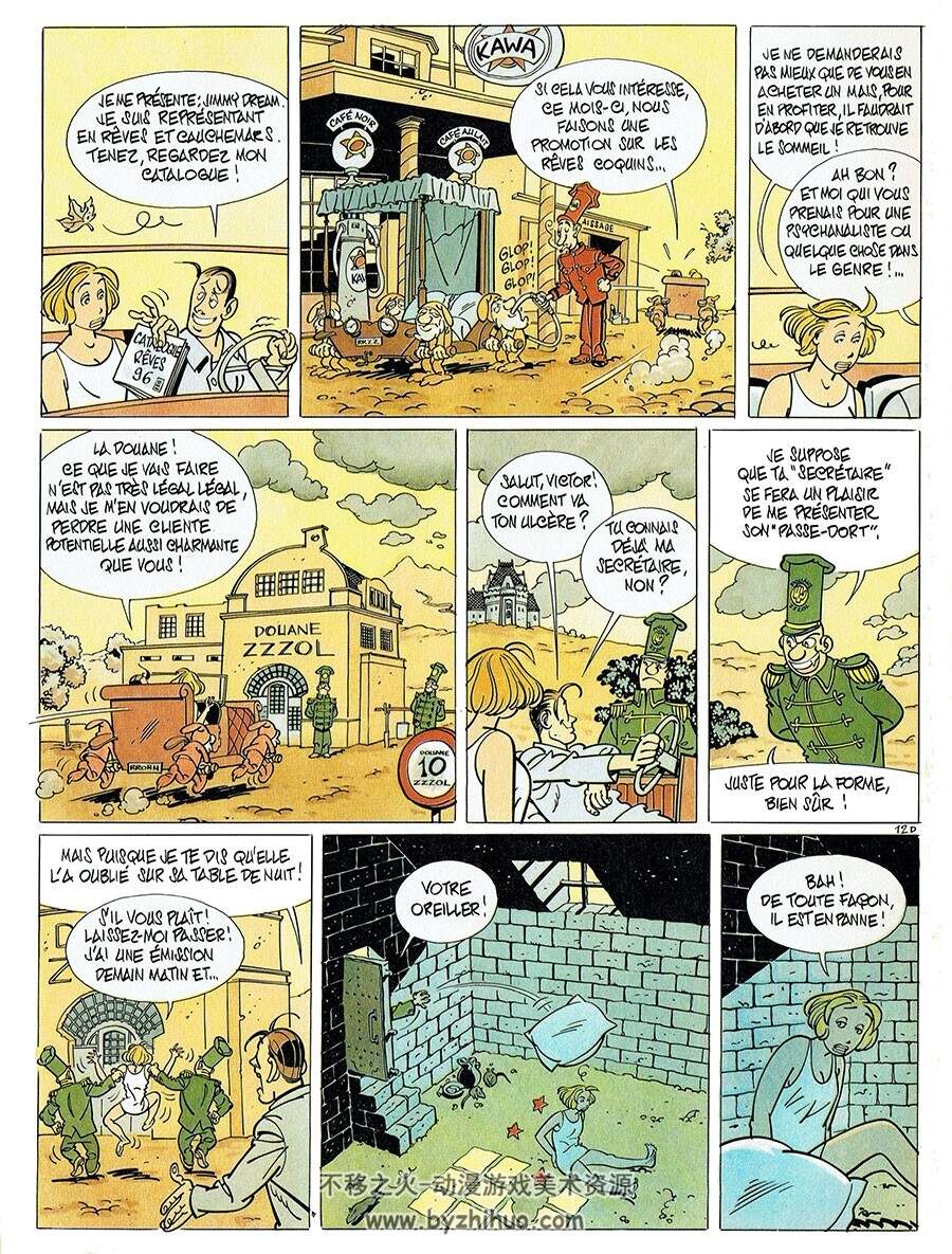 Barbara Sleepless 全一册 法语卡通彩色漫画资源