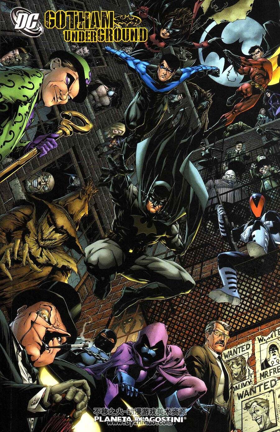 Batman - Gotham Underground 1-9册 Frank Tieri - Jim Calafiore 意大利语DC蝙蝠侠漫画下载