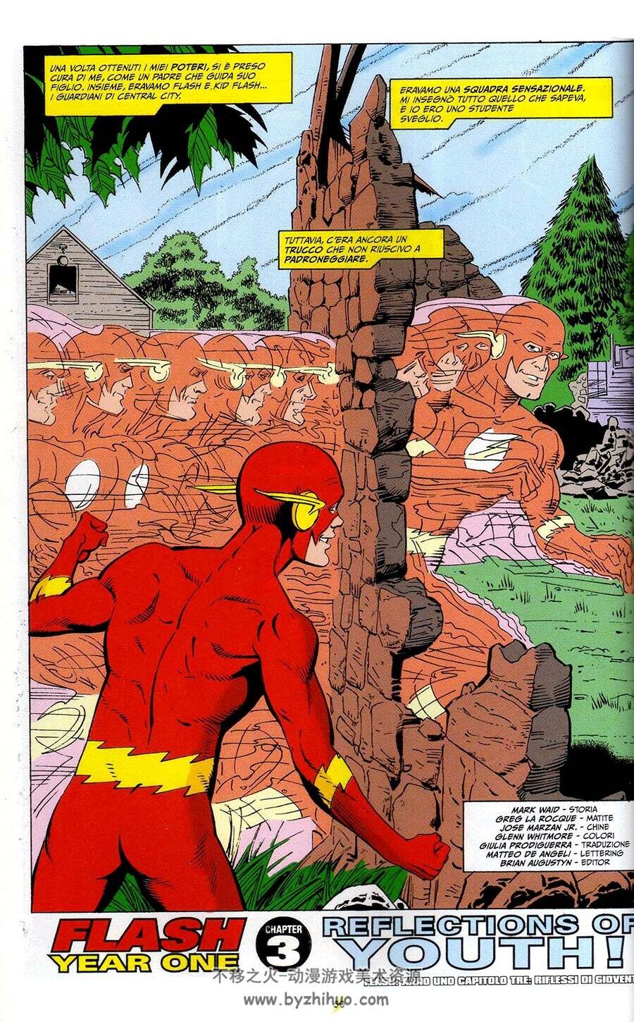 Flash - Anno Uno 全一册 Mark Waid - Humberto Ramos - G. Prodiguerra 意大利语科幻漫画
