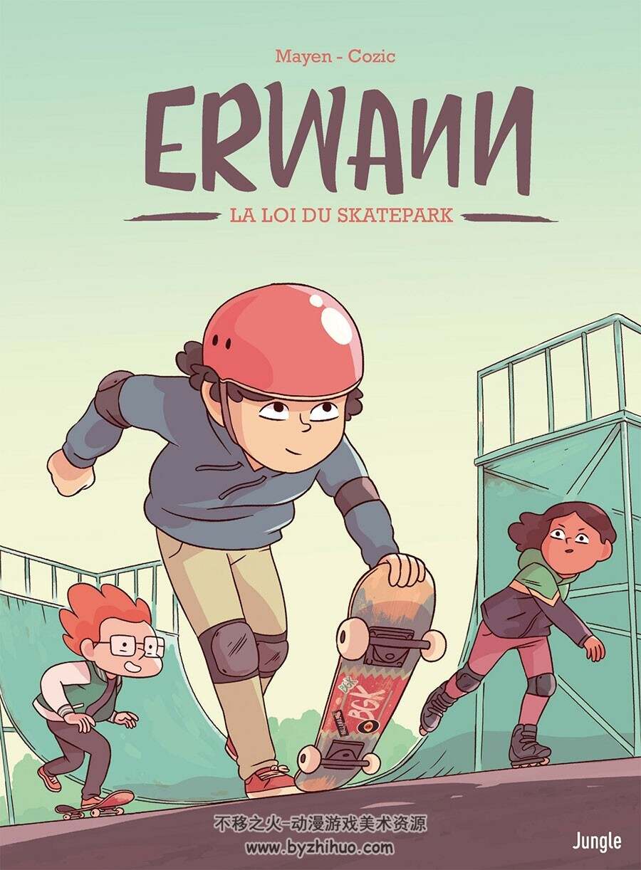 Erwann 第1册 Yann Cozic - Cédric Mayen 卡通滑板题材法语漫画