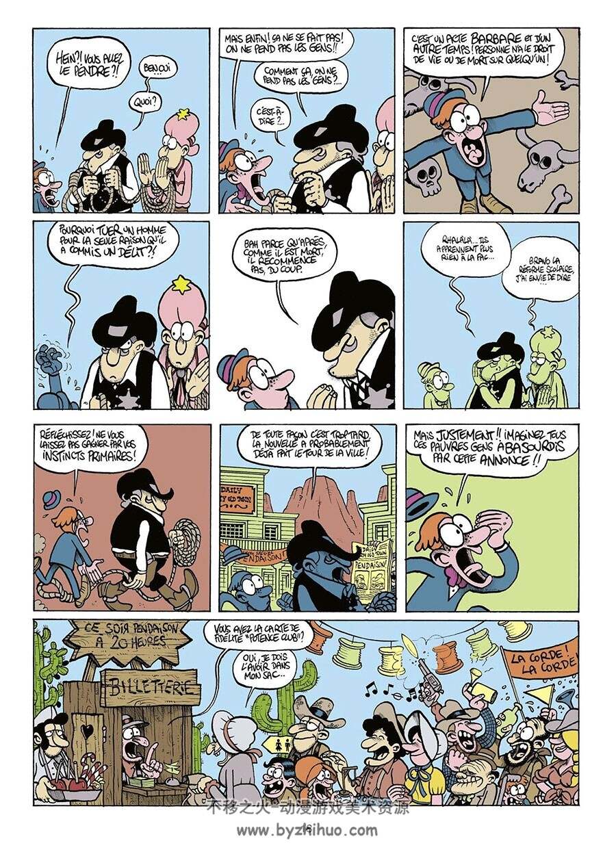 Walter Appleduck - Stagiaire Cowboy 第1册 法语欧美卡通漫画