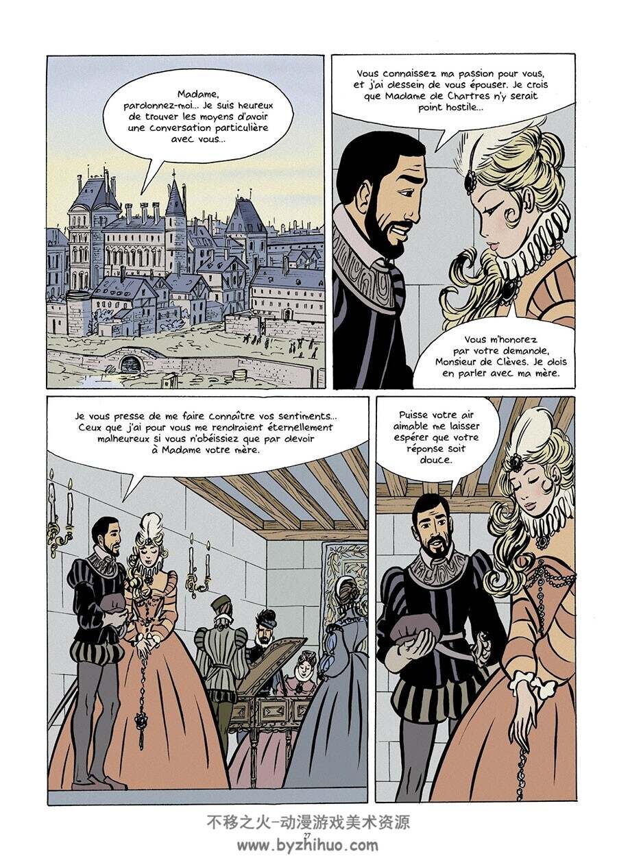 La Princesse de Clèves 第0册  Catel - Bouilhac Claire 法语手绘风漫画