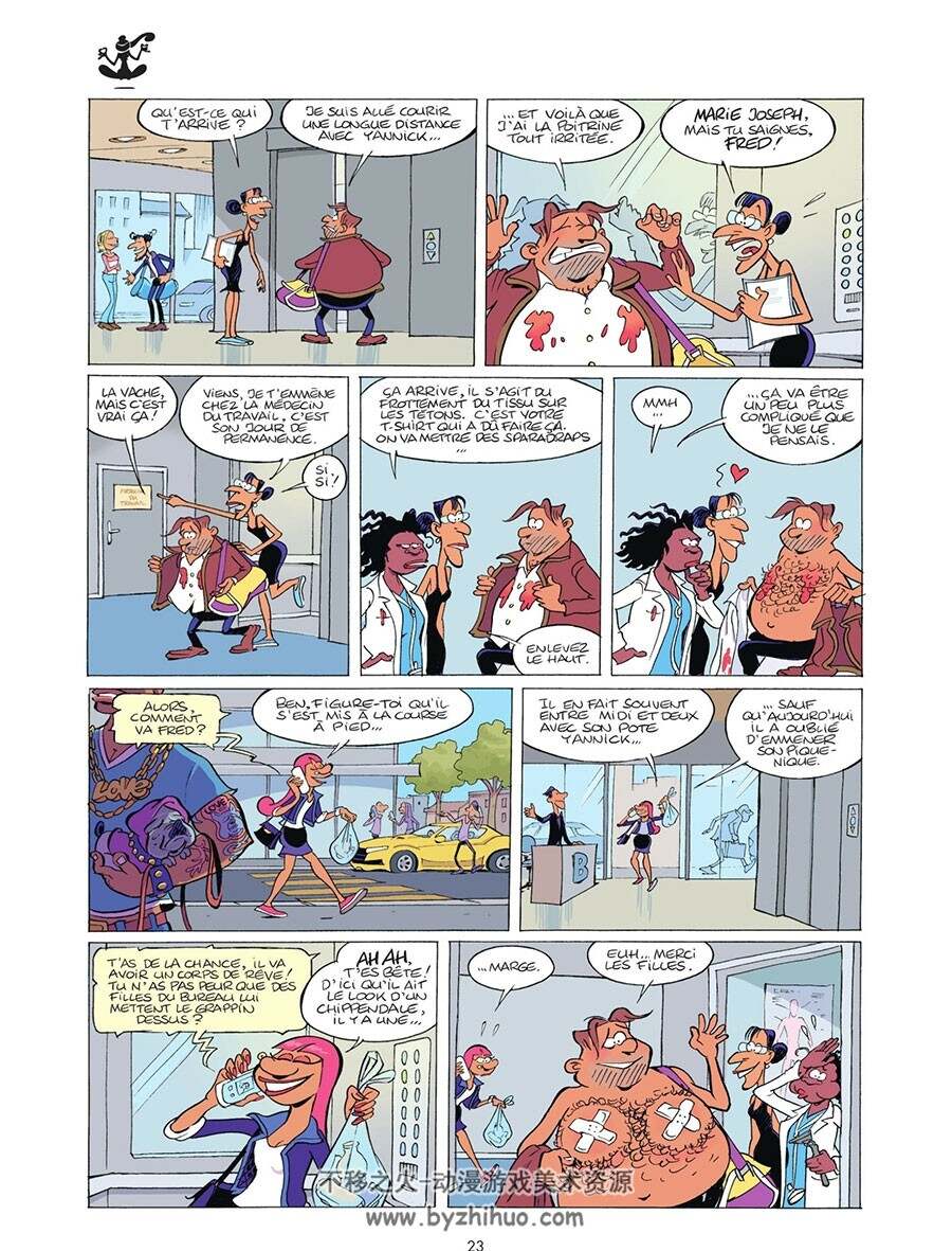Les Runners 第1册 Sti - Buche 卡通运动题材法语漫画
