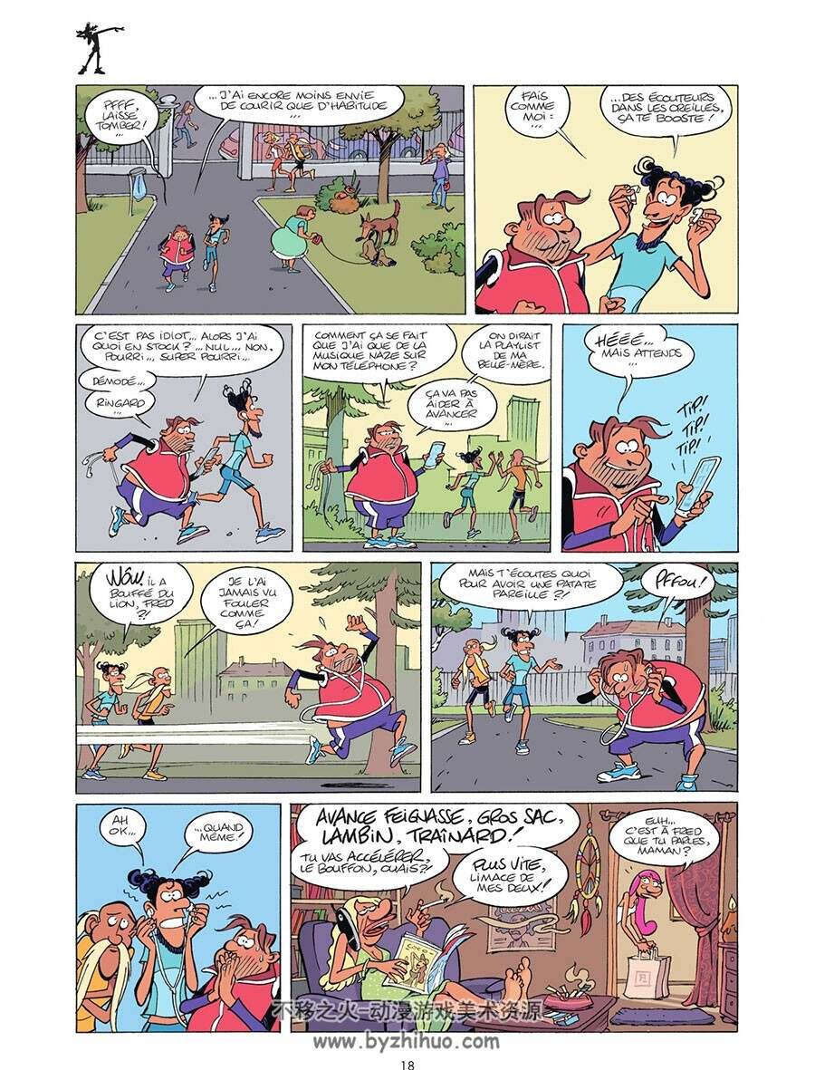 Les Runners 第1册 Sti - Buche 卡通运动题材法语漫画