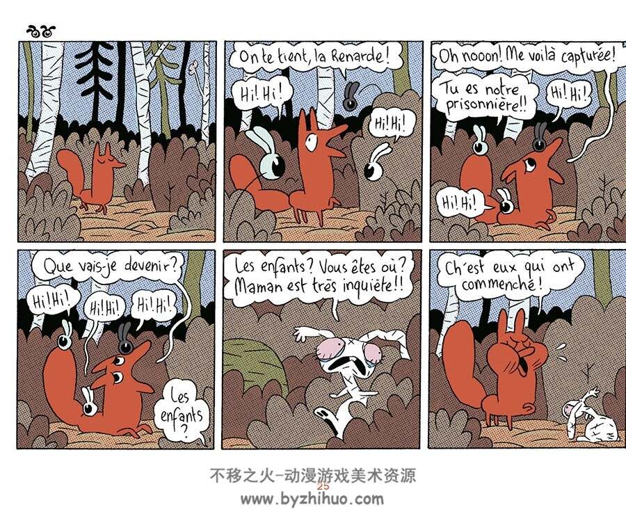 La Renarde 全一册 Marine Blandin - Sébastien Chrisostome 卡通动物法语漫画