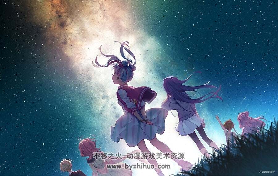 一个爱猫的日本画师 少女插画壁纸作品图包分享下载 244P