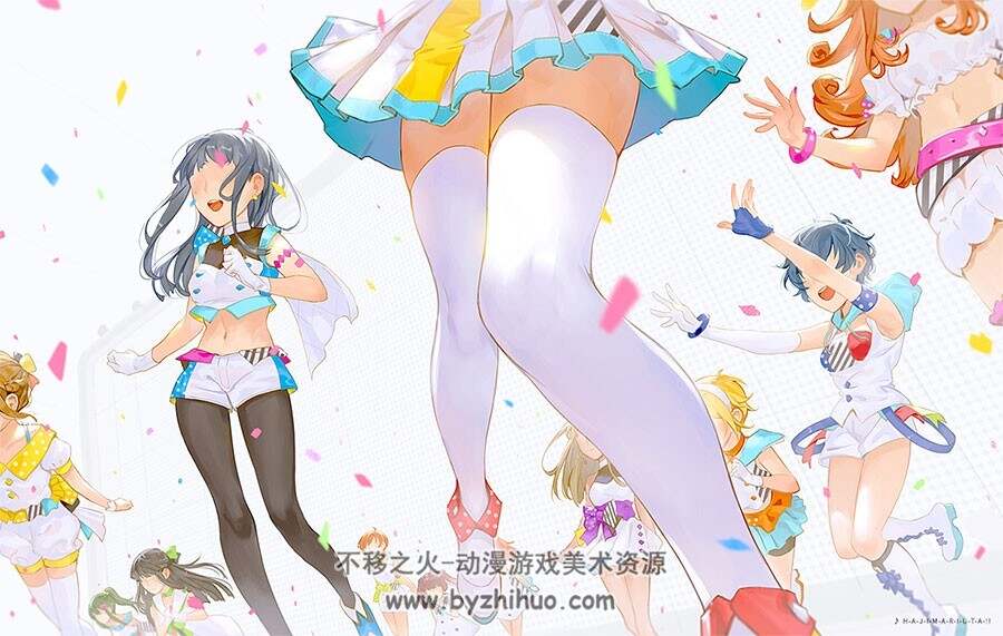 一个爱猫的日本画师 少女插画壁纸作品图包分享下载 244P
