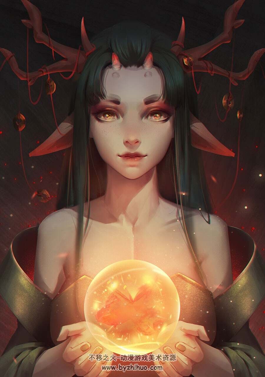 Jingwen Lin 中国成都画师插画原画图片作品赏析下载 62P