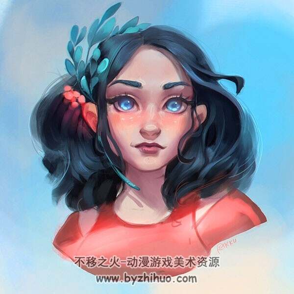 Rikku the Leaf 充满童趣色彩的插画作品图包下载 49P