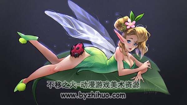 Rikku the Leaf 充满童趣色彩的插画作品图包下载 49P