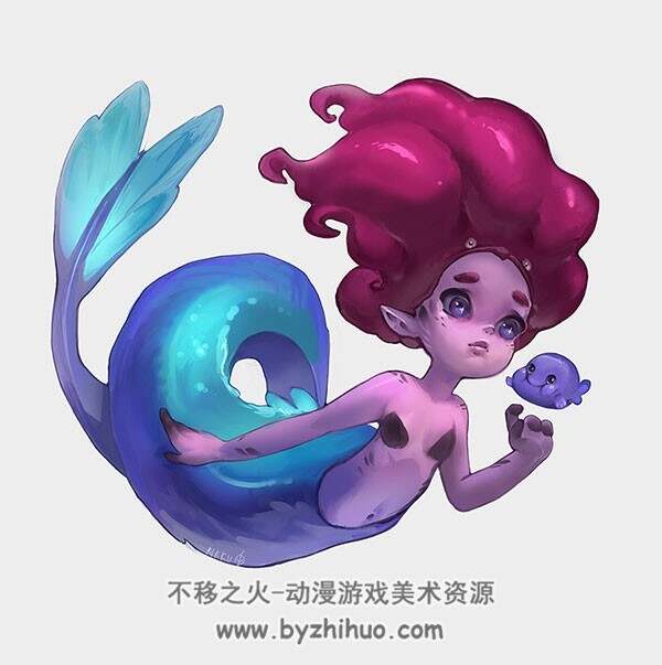 Rikku the Leaf 充满童趣色彩的插画作品图包下载 49P