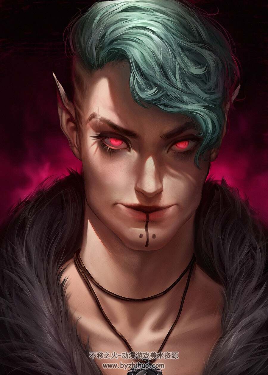 ilseharting荷兰画师插画作品赏析眼神很到位啊43p