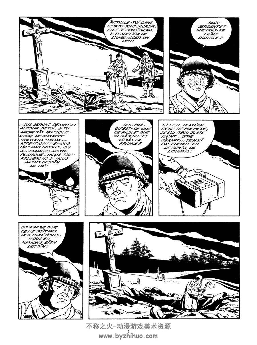 Dix de Der 全一册 Comes 黑白战争题材漫画资源