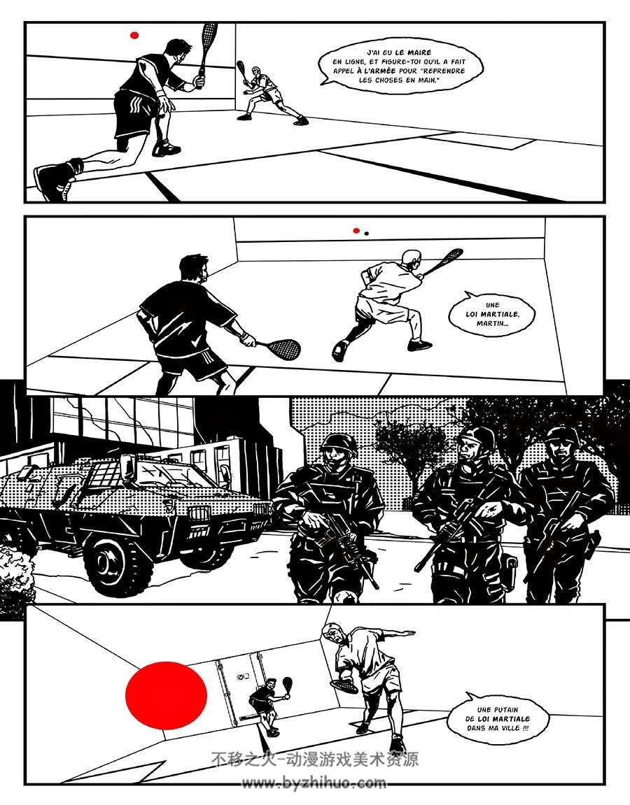 Déchus 1-2册 Guilbert Aurélien 现代背景黑白法语漫画