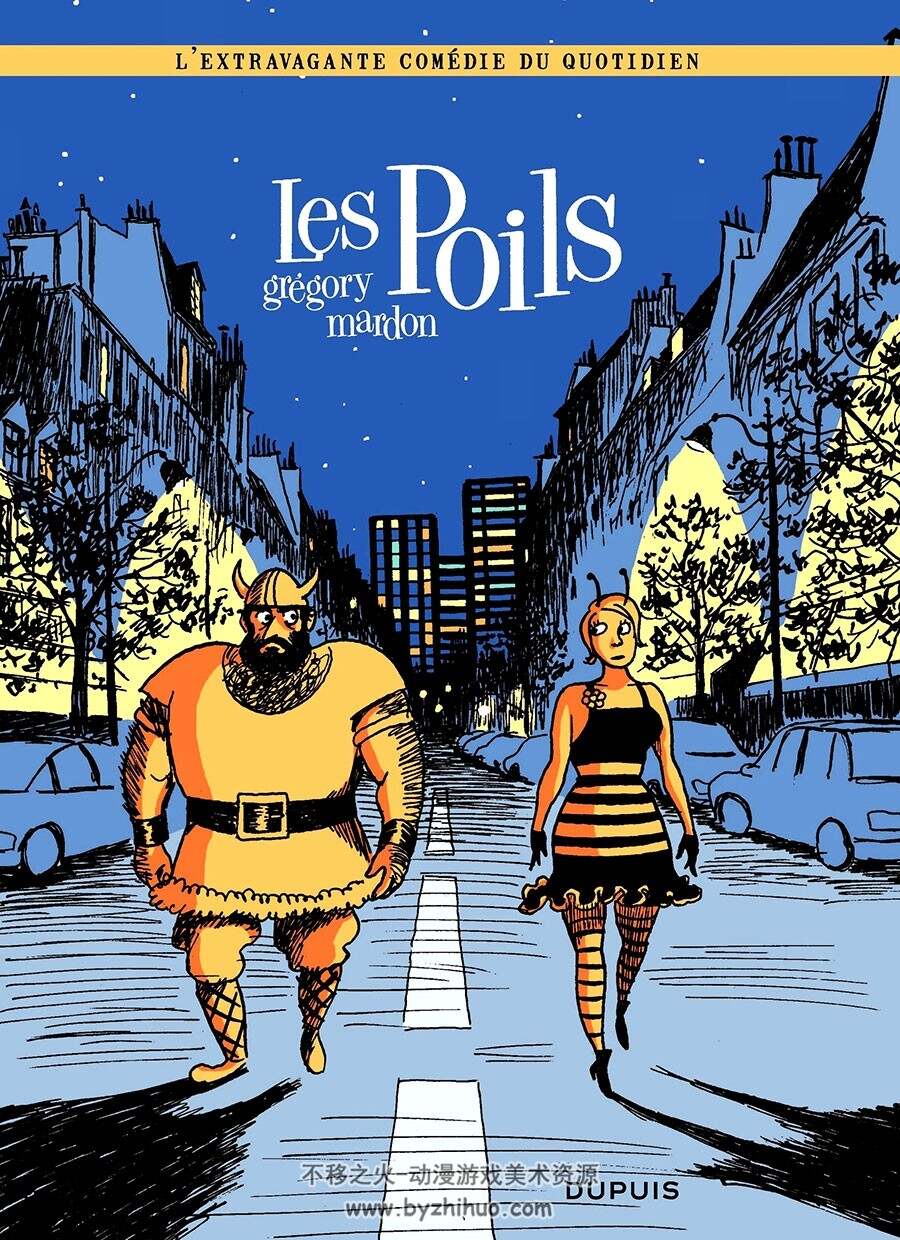 Les Poils 全一册 Mardon 彩色卡通法语漫画网盘下载