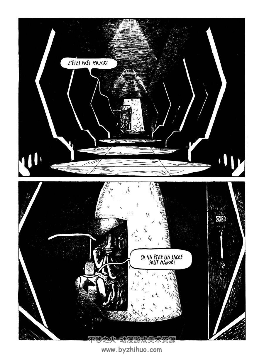 Le Terrier 第1册 Jean-Baptiste Bazin - Valentin Szejnman 黑白素描风漫画