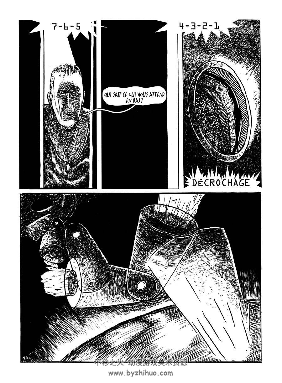 Le Terrier 第1册 Jean-Baptiste Bazin - Valentin Szejnman 黑白素描风漫画