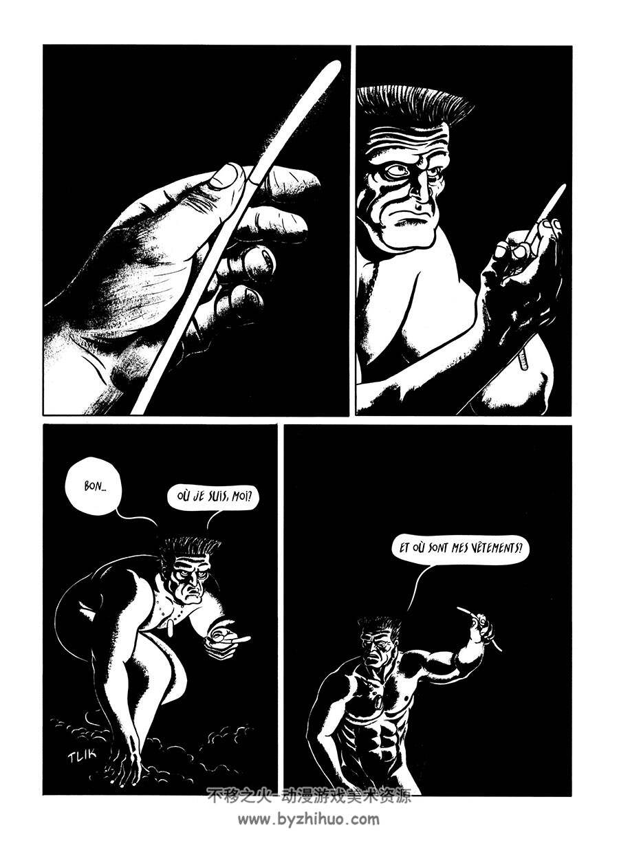 Le Terrier 第1册 Jean-Baptiste Bazin - Valentin Szejnman 黑白素描风漫画