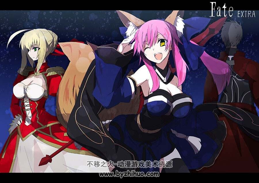 saber Fate/stay night主角之一 CG插画动漫壁纸分享 54P