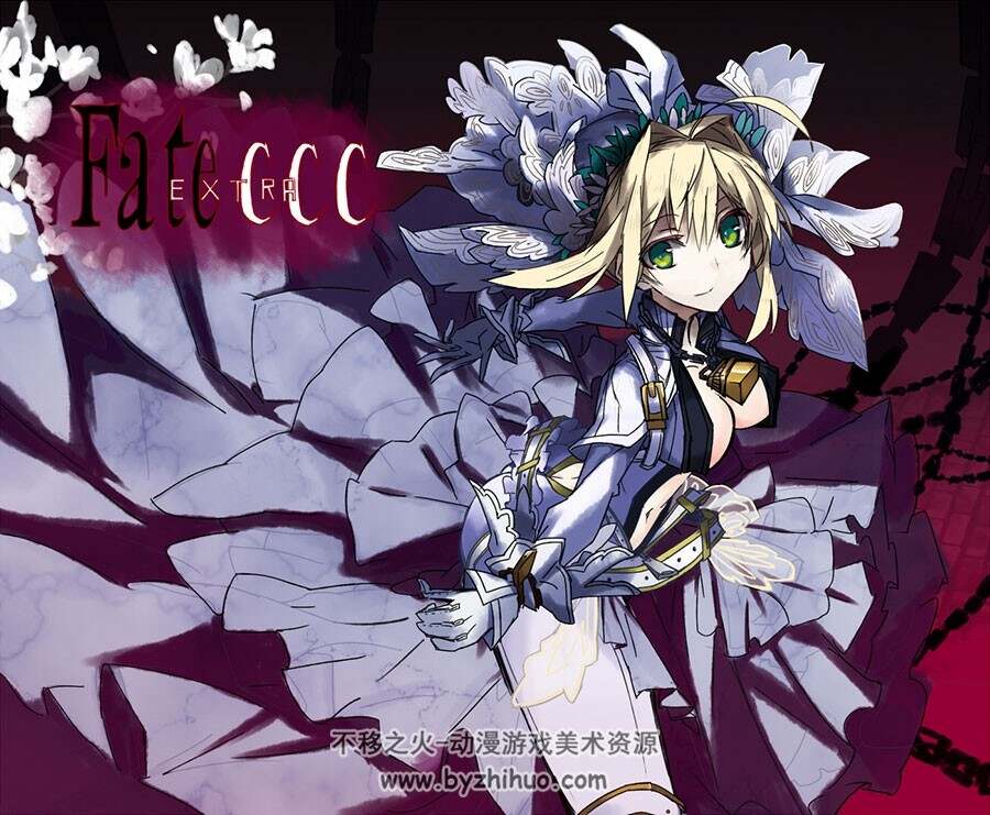 saber Fate/stay night主角之一 CG插画动漫壁纸分享 54P