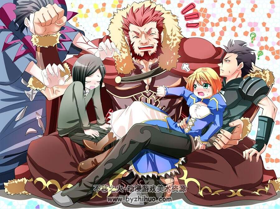 saber Fate/stay night主角之一 CG插画动漫壁纸分享 54P
