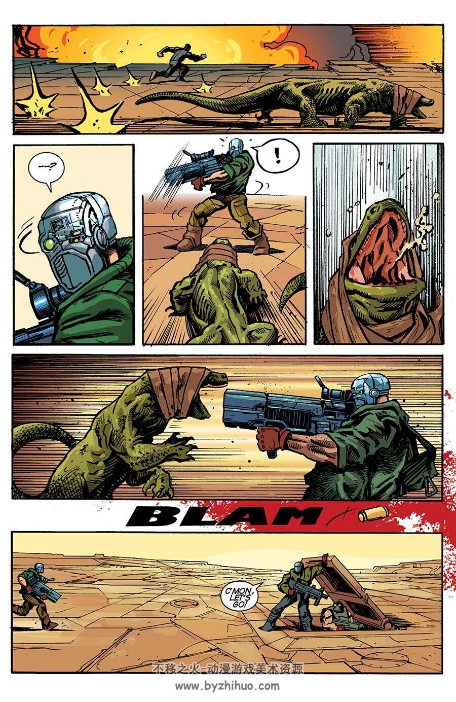 Planetoid Praxis 1-3册 Ken Garing  欧美彩色星际科幻漫画资源