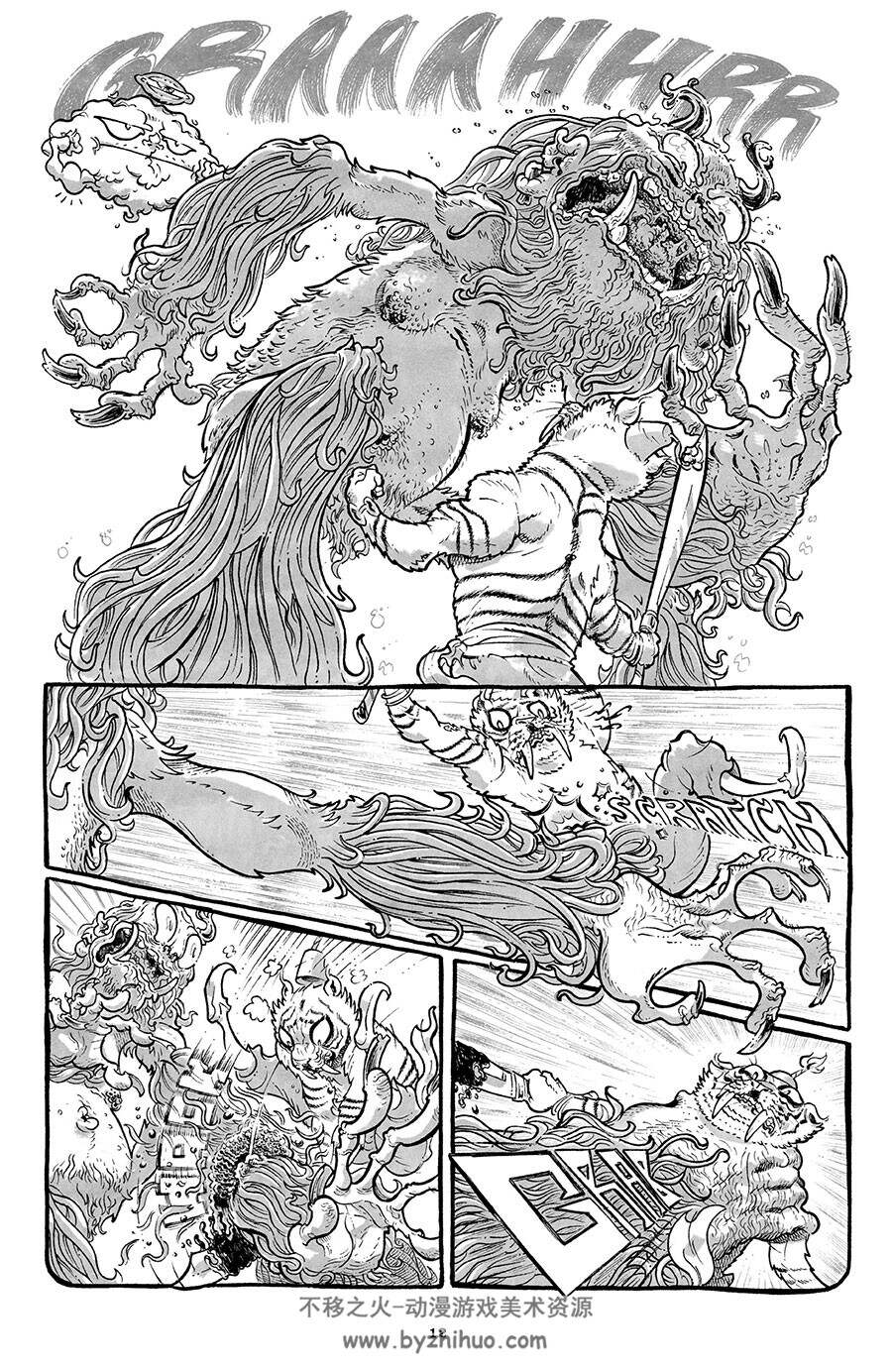 Sabertooth Swordsman 全一册 Damon Gentry - Brendan Wright 奇幻漫画