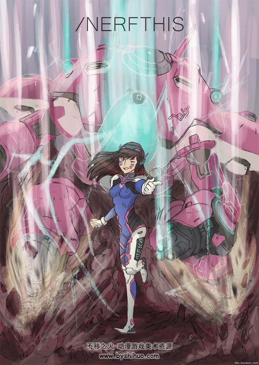 最美宋哈娜D.Va cg插画壁纸及真人cos图片分享下载 362P