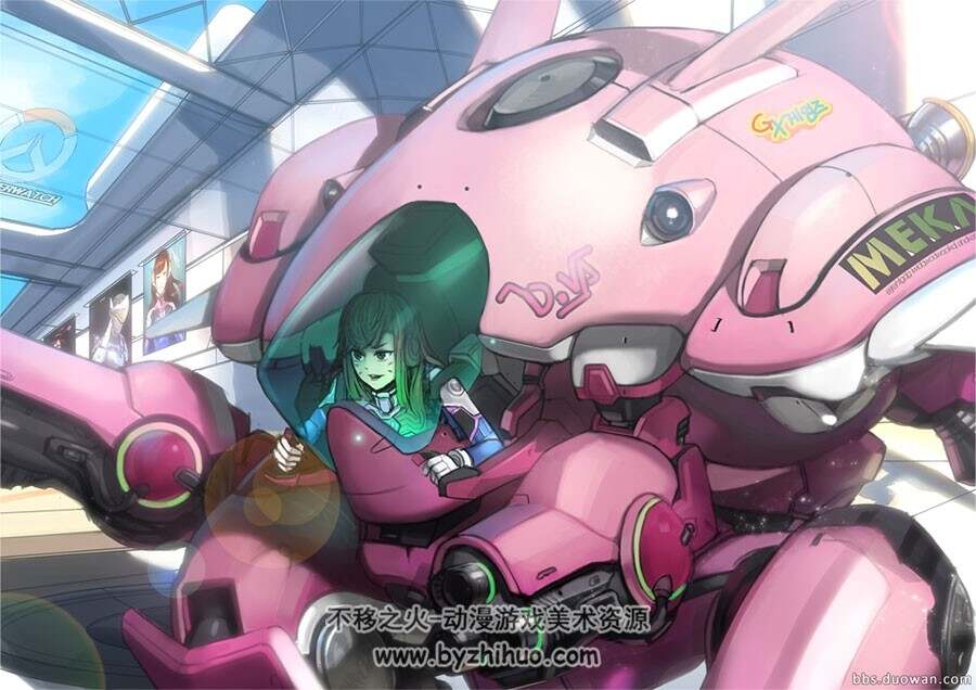 最美宋哈娜D.Va cg插画壁纸及真人cos图片分享下载 362P