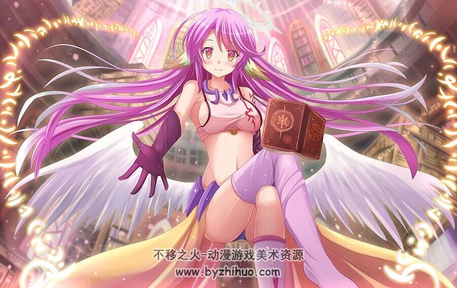 nogamenolife遊戲人生插畫壁紙百度雲高清下載58p